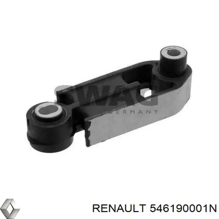 Soporte inferior izquierdo del motor 546190001N Renault (RVI)