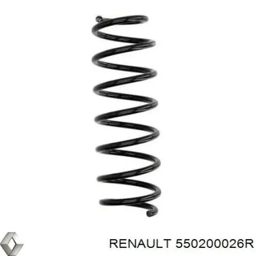 Comprar 550200026R Renault (RVI) Muelle de eje trasero