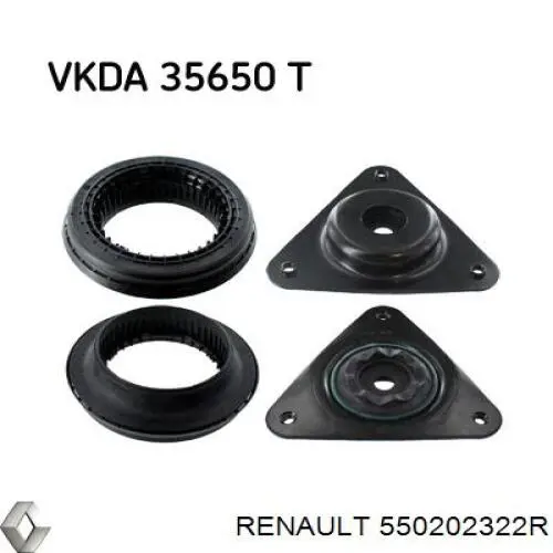 Muelle de suspensión trasero Renault (RVI) 550202322R precio, desde 70,27 EUR