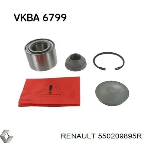 550209895R Renault (RVI) Muelle trasero