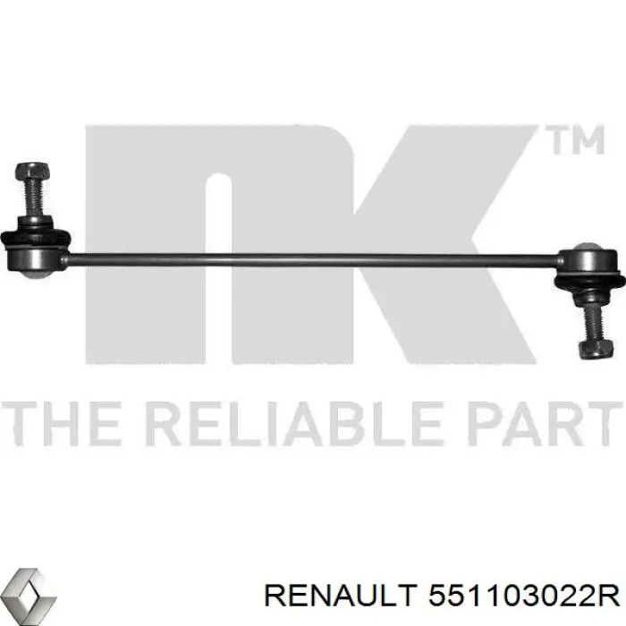 Comprar 551103022R Renault (RVI) Bieleta estabilizadora delantera
