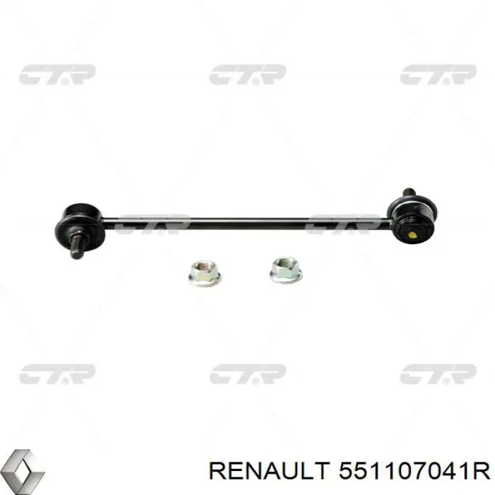 551107041R Renault (RVI) soporte de barra estabilizadora trasera