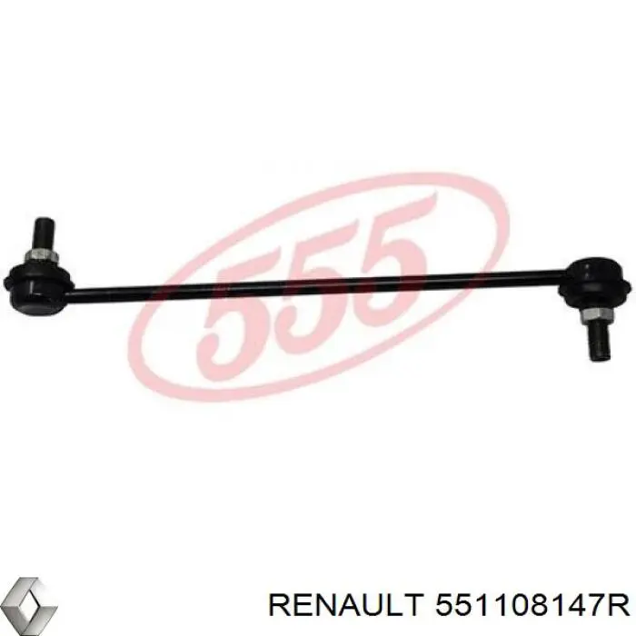 551108147R Renault (RVI) soporte de barra estabilizadora delantera