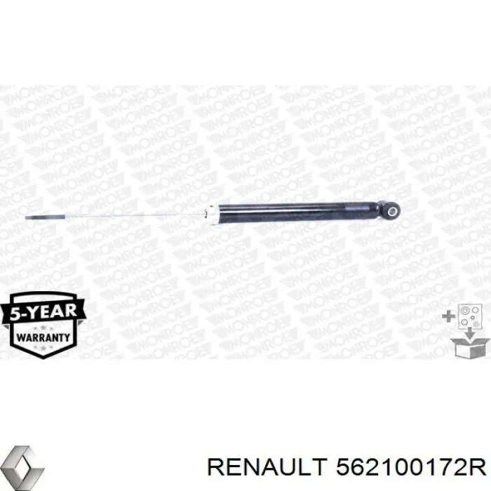 562100172R Renault (RVI) amortiguador trasero