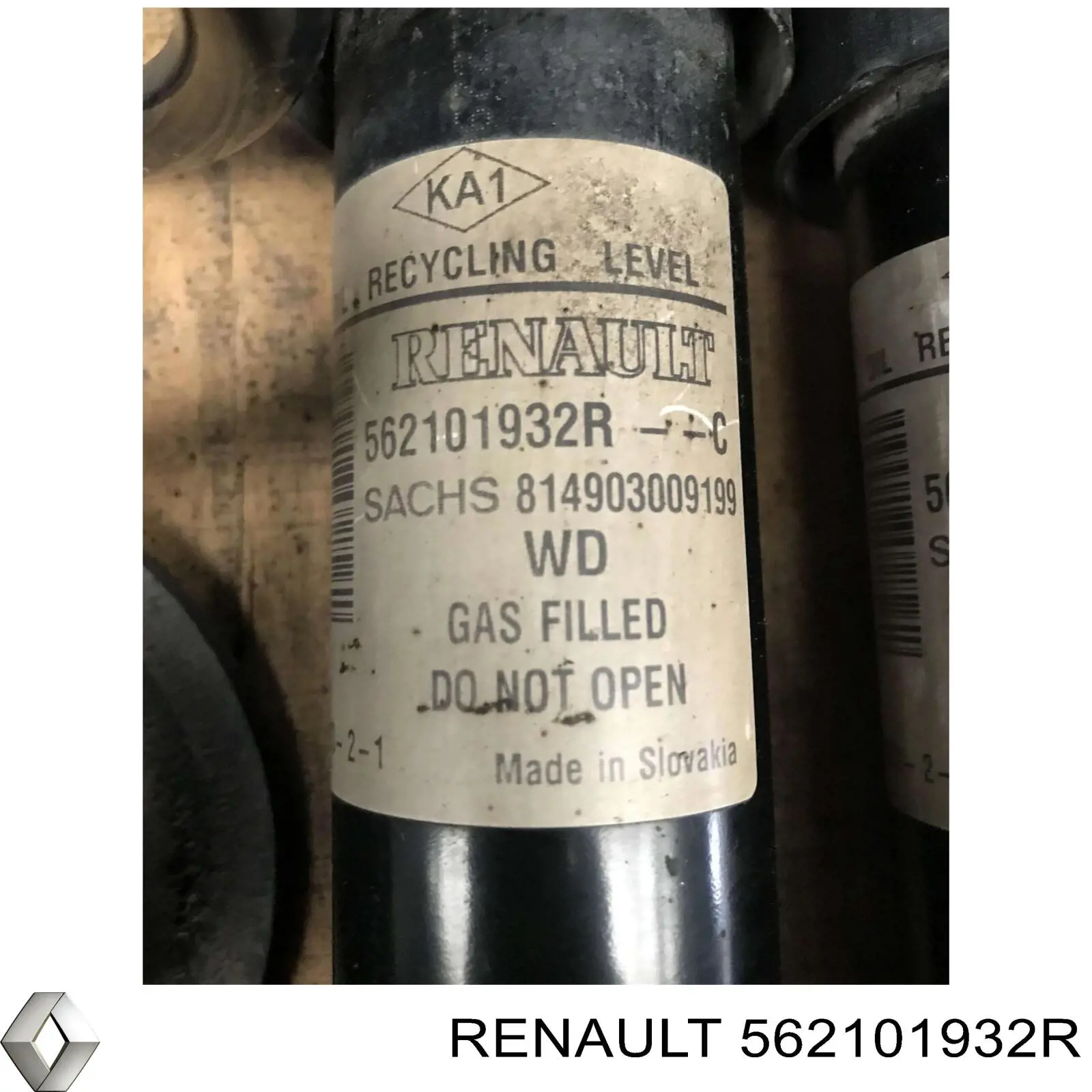 Comprar 562101932R Renault (RVI) Amortiguador trasero