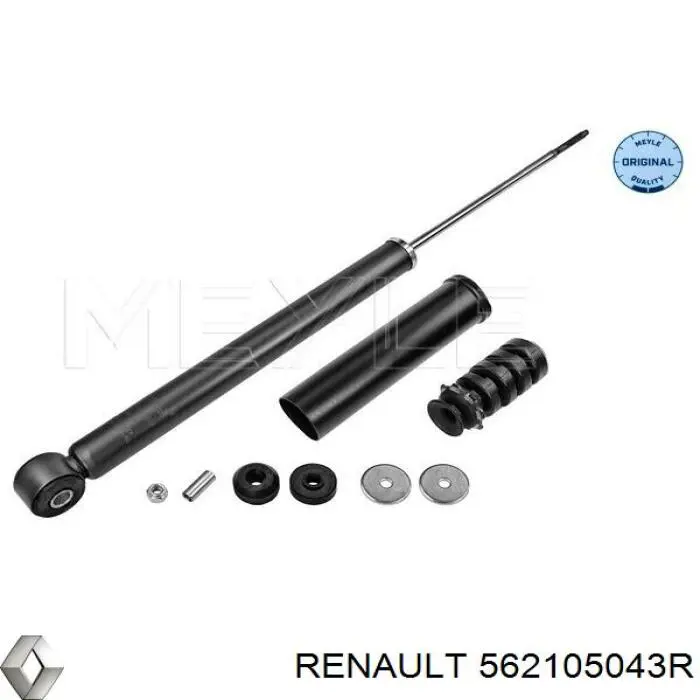 562105043R Renault (RVI) amortiguador trasero