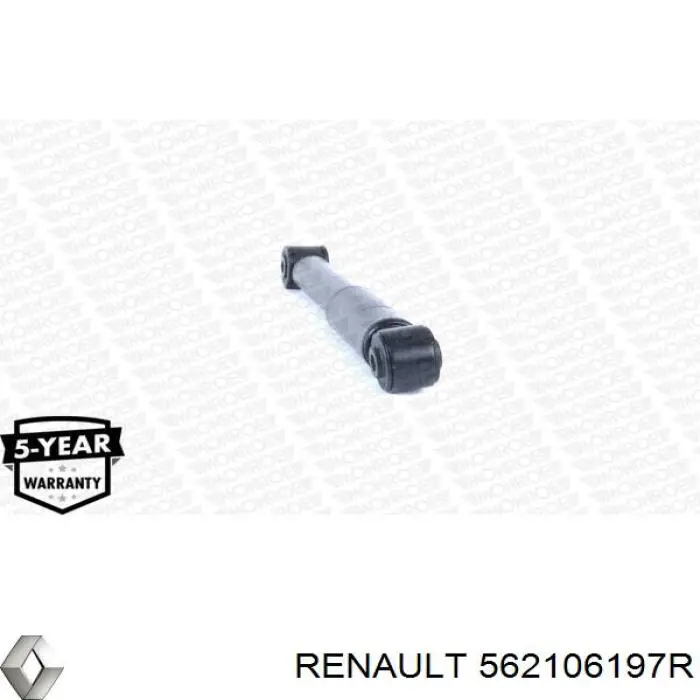 562106197R Renault (RVI) amortiguador trasero