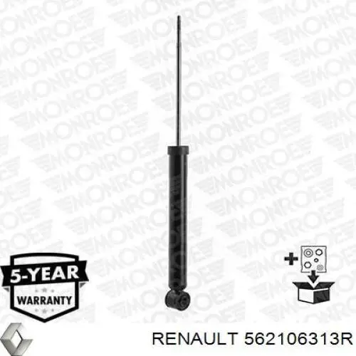 Amortiguador trasero Renault (RVI) 562106313R precio, desde 46,27 EUR