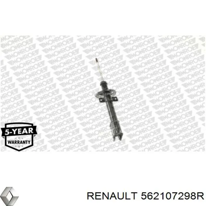 562107298R Renault (RVI) amortiguador trasero