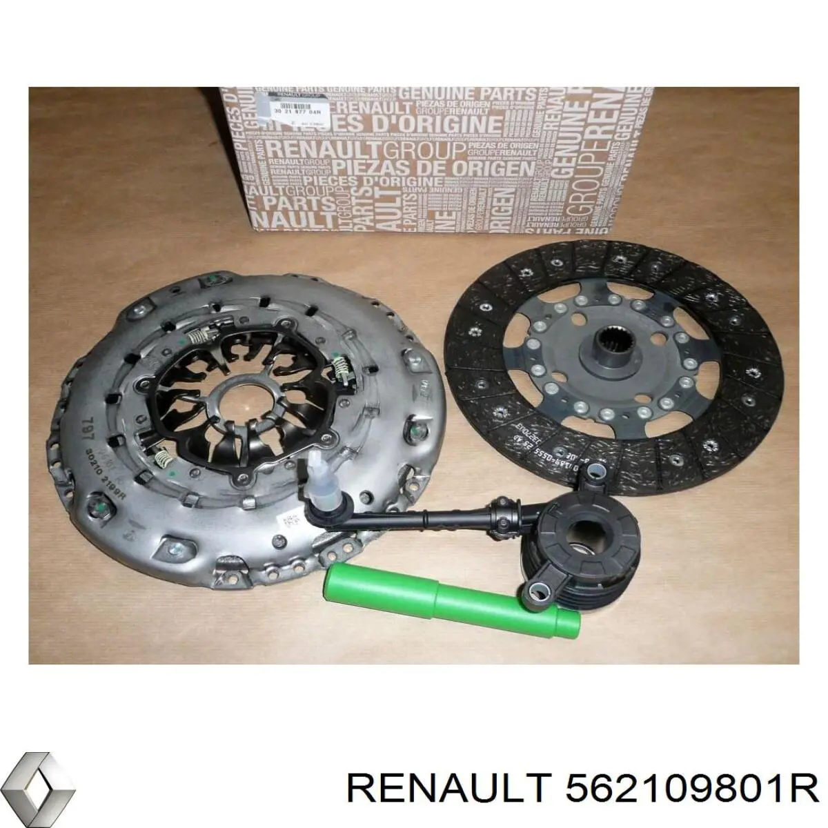562105958R Renault (RVI) Amortiguador trasero derecho