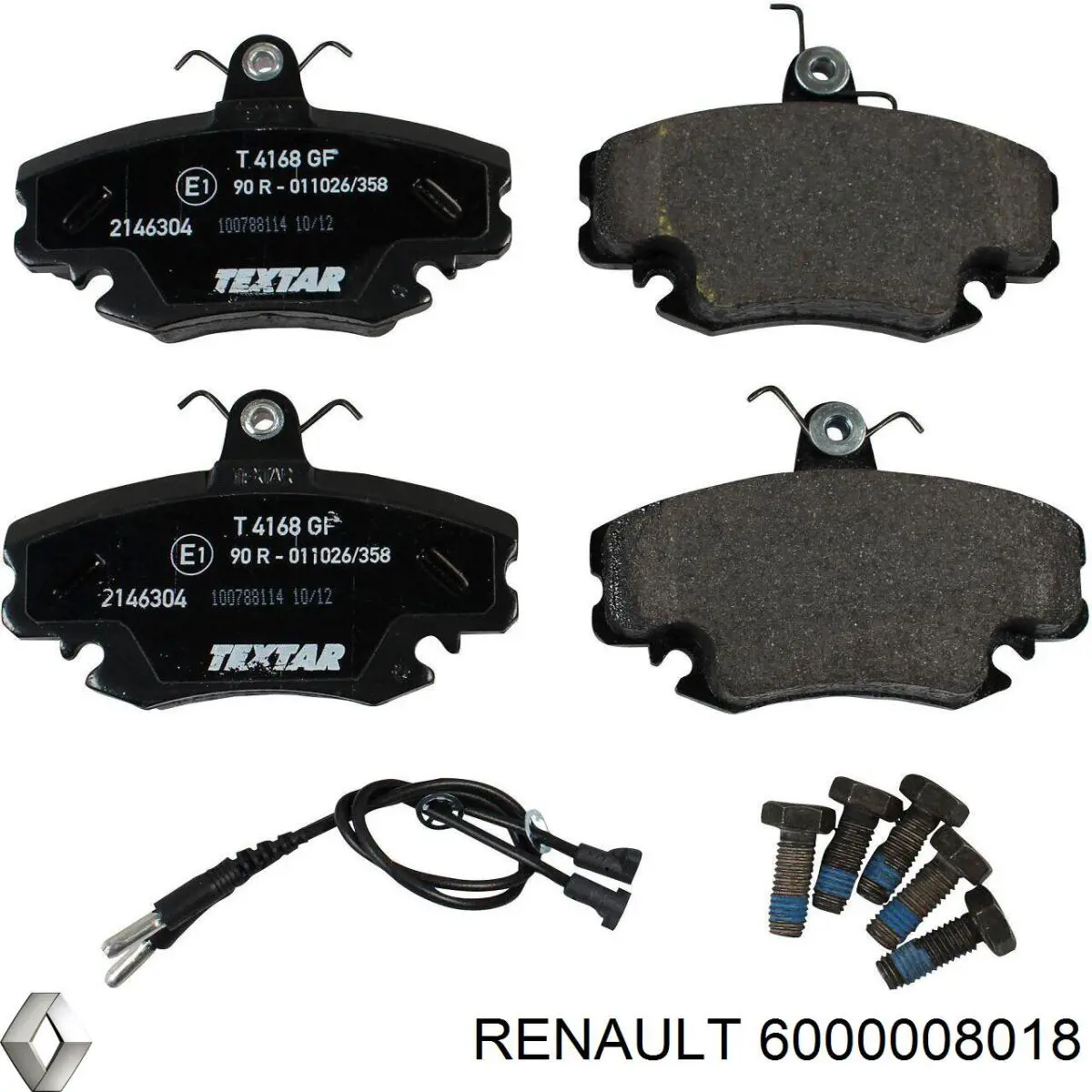 Pastillas de freno delanteras Peugeot 205 2 20A, C