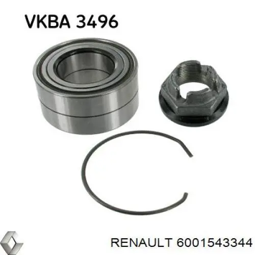 Comprar 6001543344 Renault (RVI) Cojinete de rueda delantero