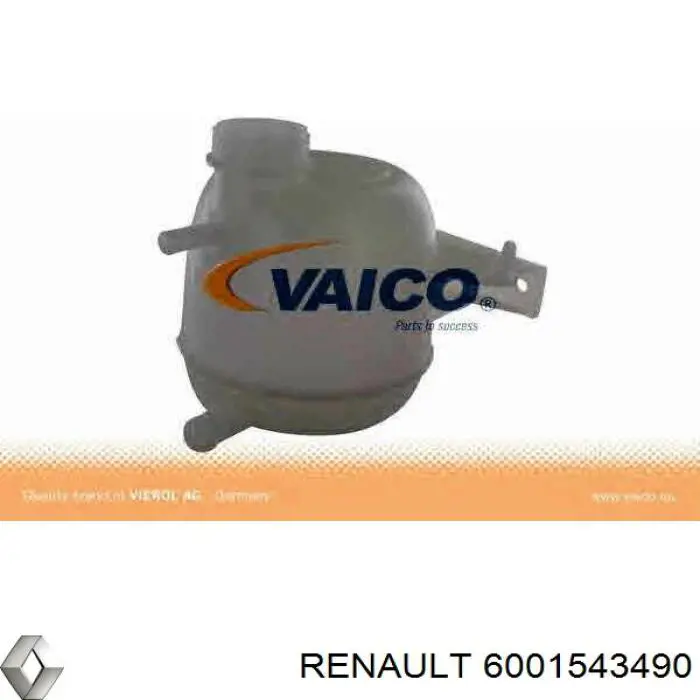 6001543490 Renault (RVI) vaso de expansión