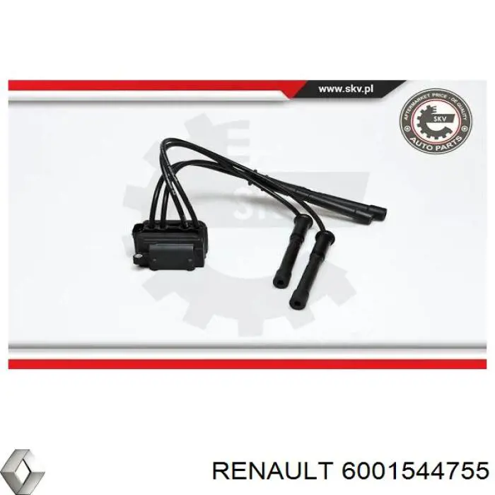 Bobina de chispa Renault (RVI) 6001544755 precio, desde 49,05 EUR