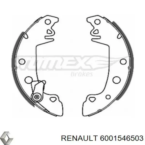 Comprar 6001546503 Renault (RVI) Zapatas de freno
