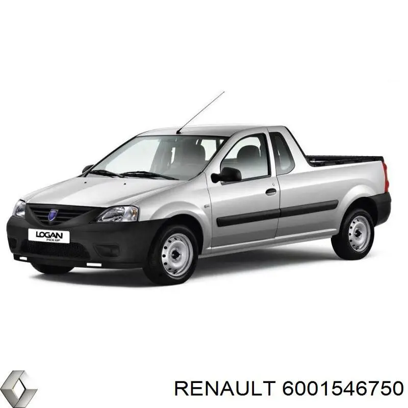 Refuerzo parachoque delantero 6001546750 Renault (RVI)