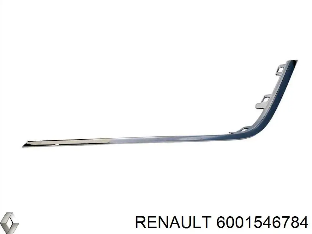 6001546784 Renault (RVI) rejilla de ventilación, parachoques trasero, derecha