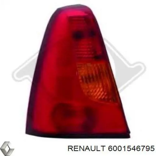 Comprar 6001546795 Renault (RVI) Piloto trasero derecho