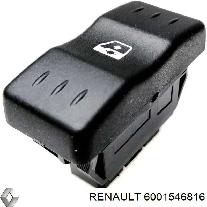 6001546816 Renault (RVI) Botón de encendido del motor del elevalunas de la consola central