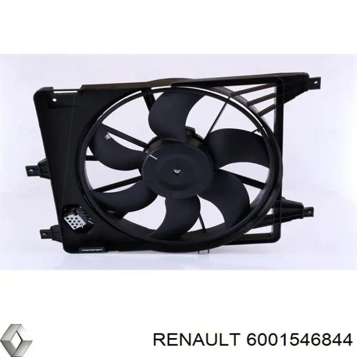 6001546844 Renault (RVI) ventilador (rodete +motor refrigeración del motor con electromotor completo)