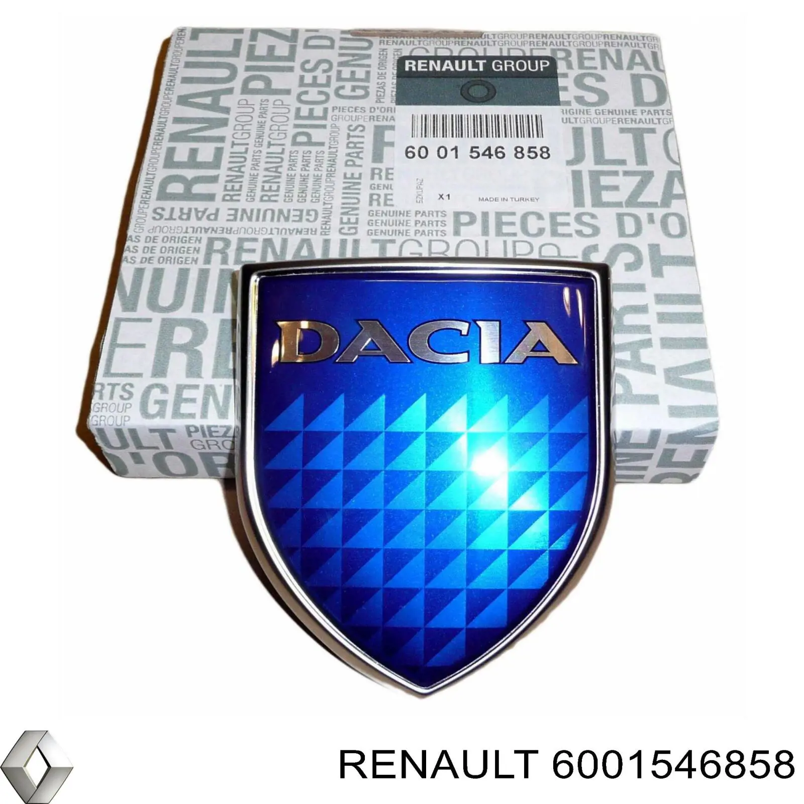 6001546858 Renault (RVI) emblema de capó