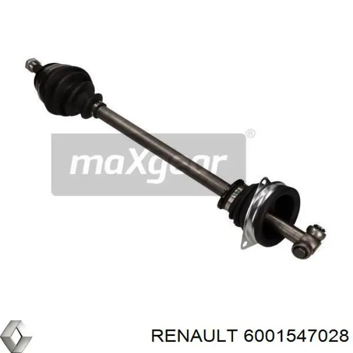 Semieje delantero izquierdo Renault (RVI) 6001547028