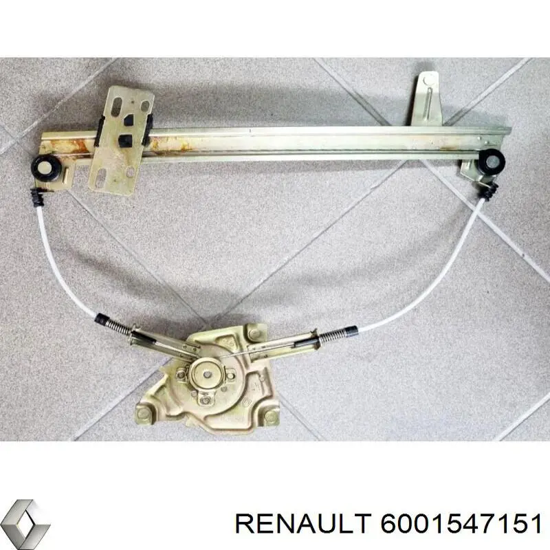 Mecanismo alzacristales, puerta trasera izquierda para Renault LOGAN (LS)