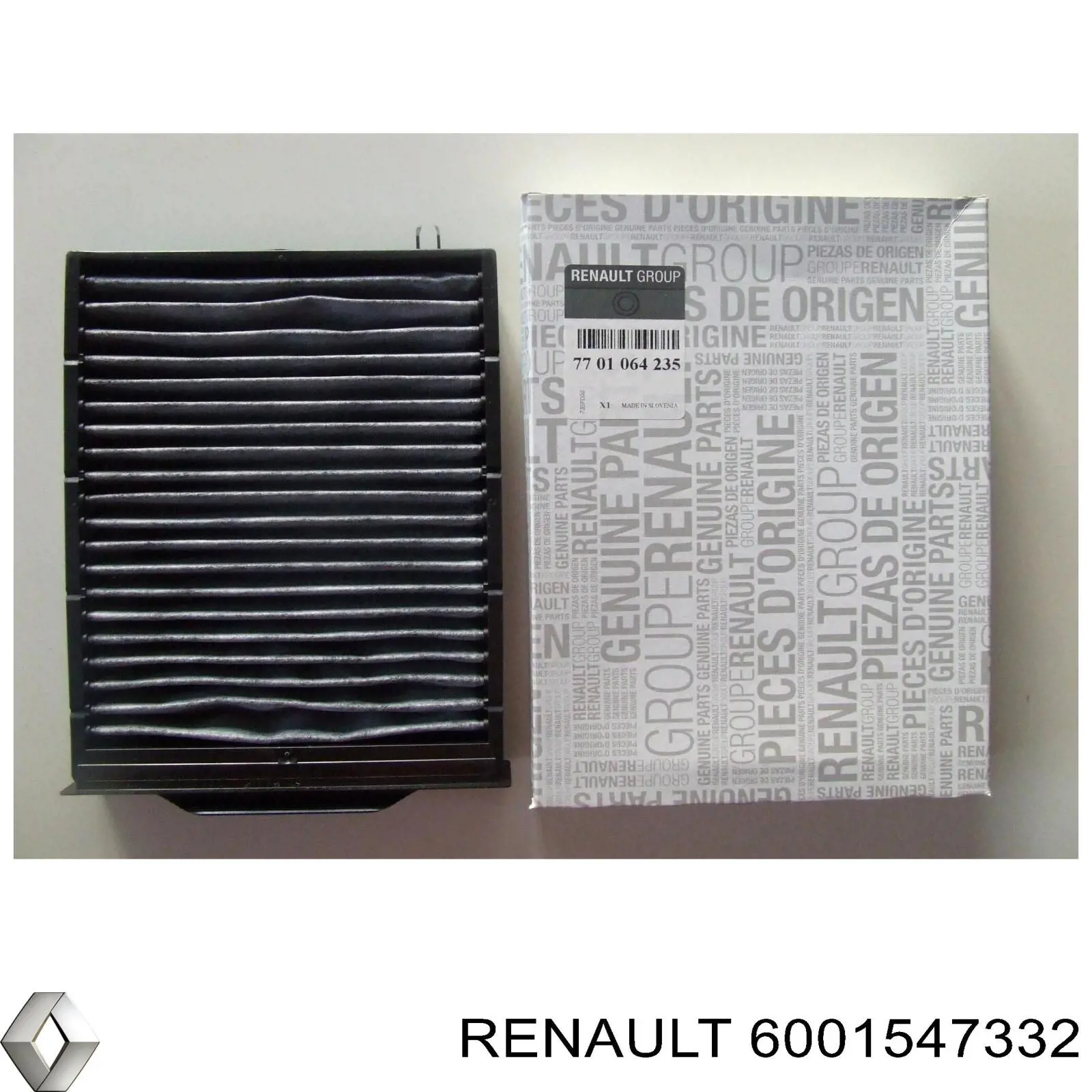 6001547332 Renault (RVI) cerradura del capó de motor