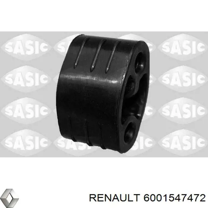 6001547472 Renault (RVI) soporte, silenciador
