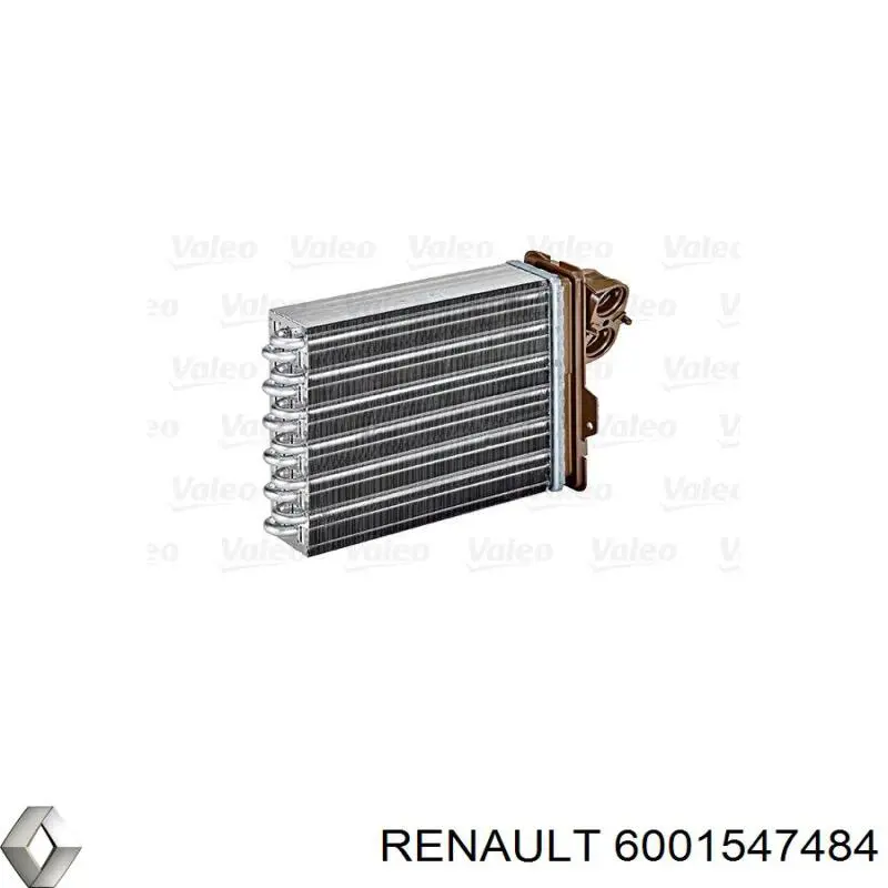 Radiador calefacción 6001547484 Renault (RVI)