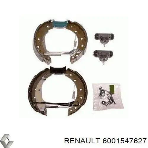 6001547627 Renault (RVI) kit de frenos de tambor, con cilindros, completo