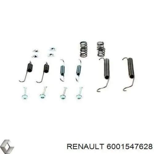 6001547628 Renault (RVI) kit de montaje, zapatas de freno traseras