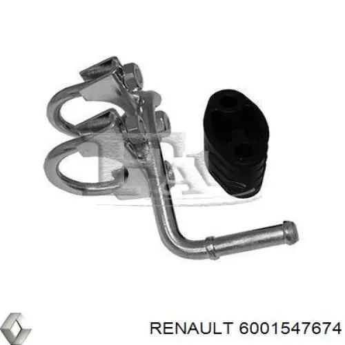 6001547674 Renault (RVI) silenciador del medio