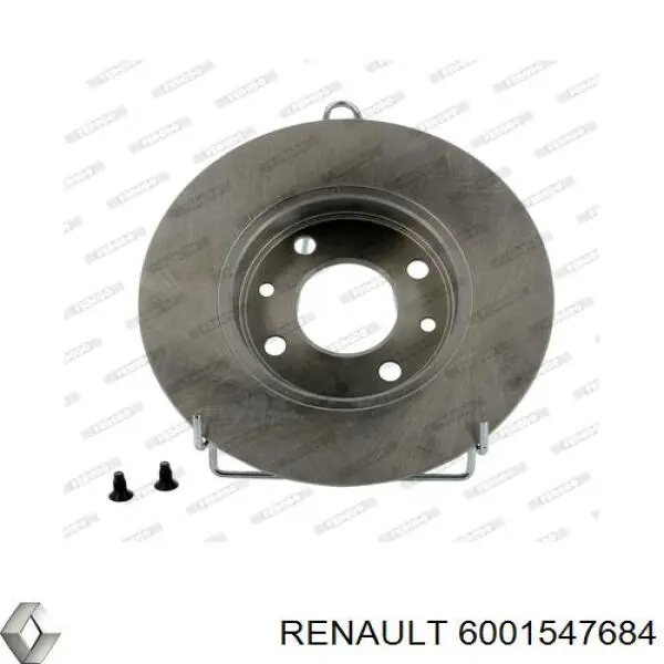 6001547684 Renault (RVI) disco de freno delantero