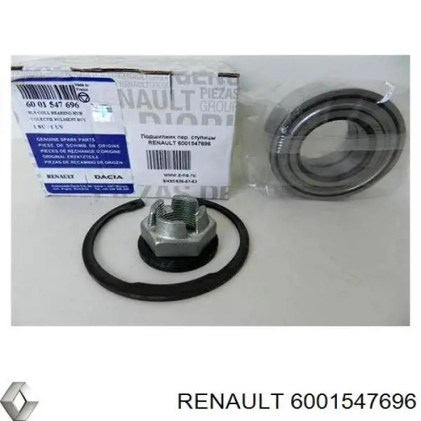 6001547696 Renault (RVI) cojinete de rueda delantero
