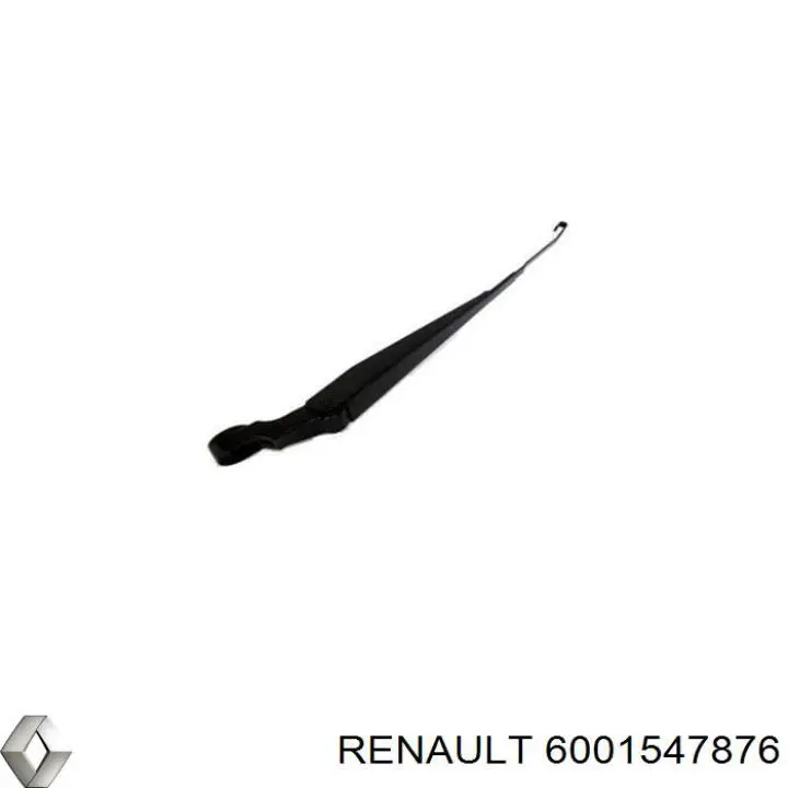 6001547876 Renault (RVI) brazo del limpiaparabrisas