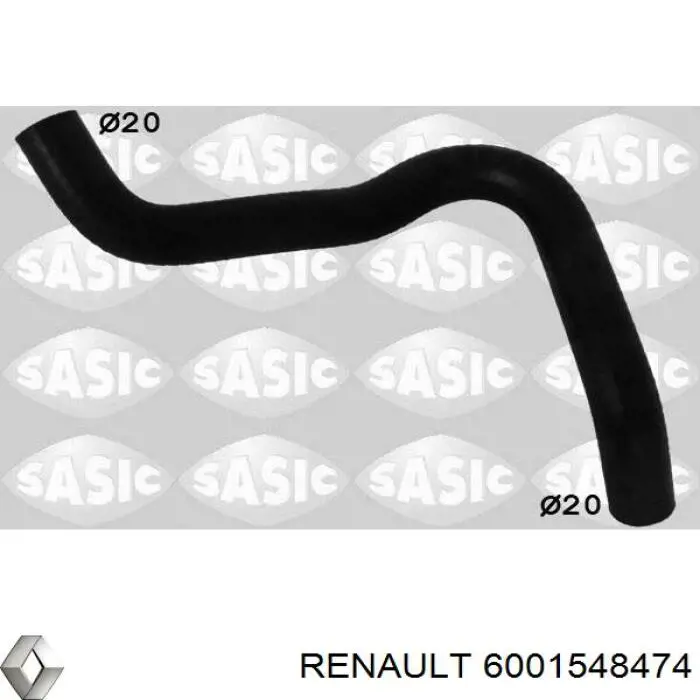6001548474 Renault (RVI) tubería de radiador, alimentación
