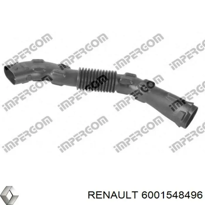 Tubo de admisión de aire, entrada del filtro de aire Renault (RVI) 6001548496 precio, desde 32,57 EUR