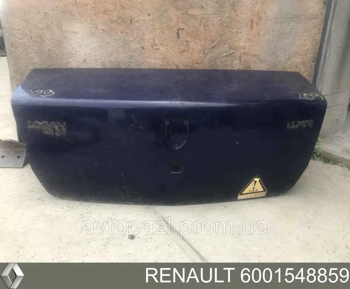 6001548859 Renault (RVI) tapa del maletero