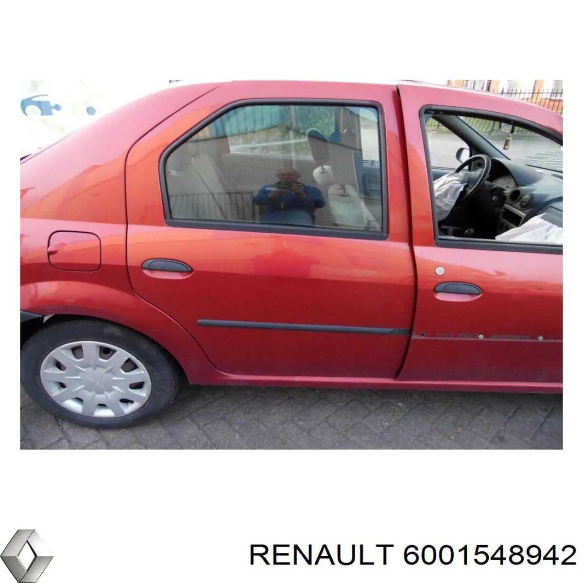 6001548942 Renault (RVI) puerta trasera derecha