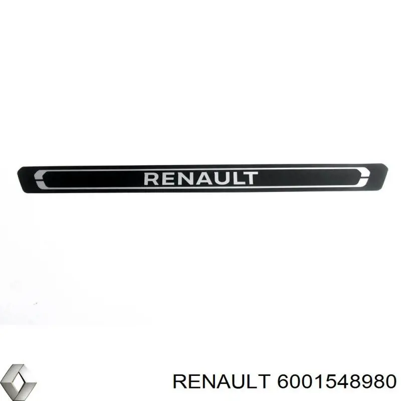 6001548980 Renault (RVI) guía de vidrio para el marco de la puerta trasera izquierda