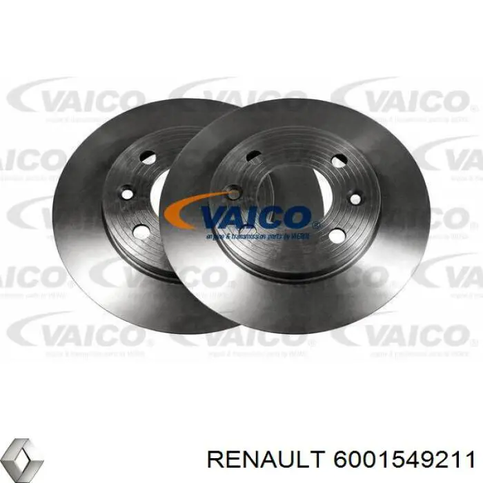 6001549211 Renault (RVI) disco de freno delantero