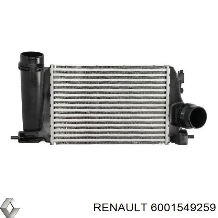 6001549259 Renault (RVI) refuerzo parachoques trasero