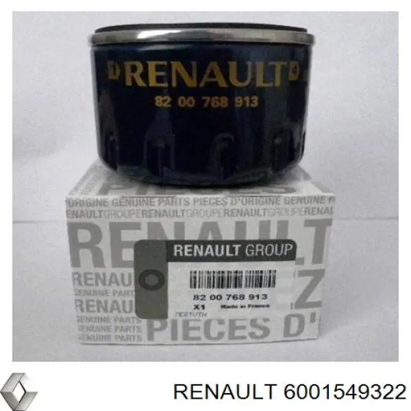 6001549322 Renault (RVI) soporte, faro antiniebla izquierdo