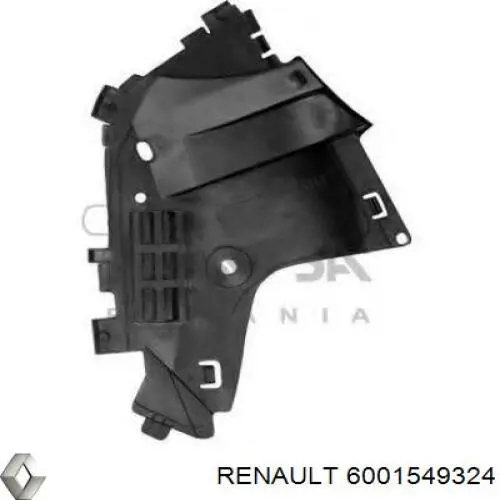Щиток грязезащитный бампера Ларгус передний левый Renault