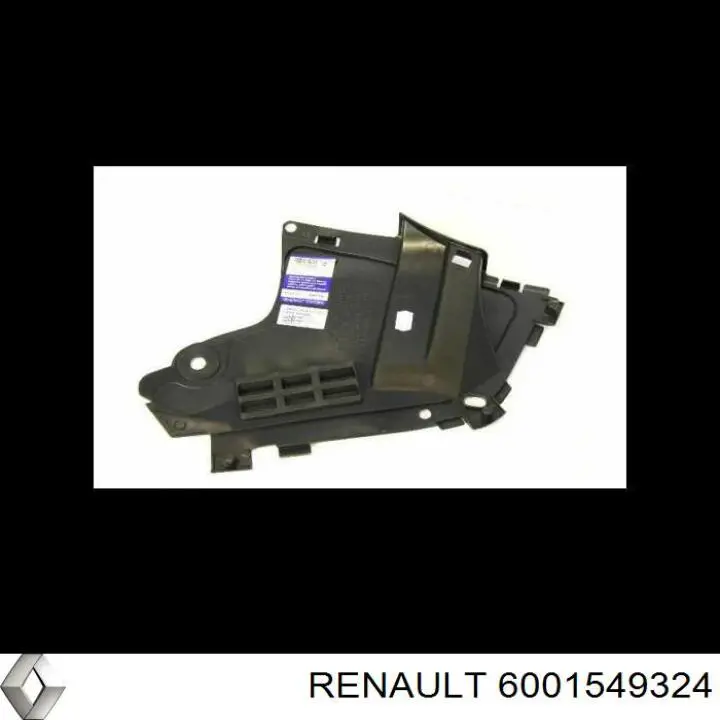 Щиток грязезащитный бампера Ларгус передний левый Renault