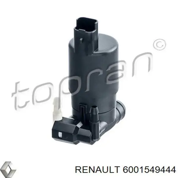 Bomba de agua limpiaparabrisas, delantera Renault (RVI) 6001549444 precio, desde 13,85 EUR