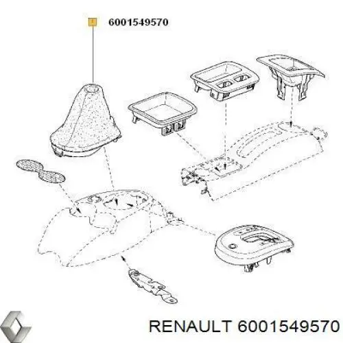 Funda de la palanca de cambios Renault (RVI) 8200523916 precio, desde 11,40 EUR