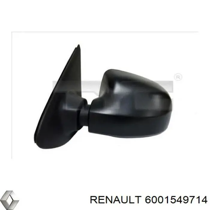 Cubierta del retrovisor del conductor para Renault LOGAN (LS)