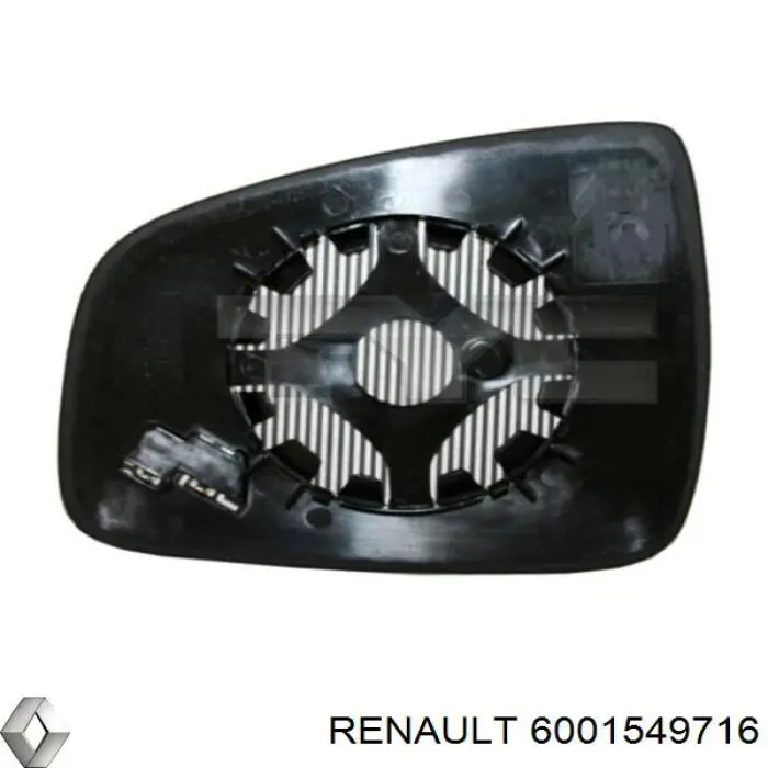 Comprar 6001549716 Renault (RVI) Cristal de espejo retrovisor exterior izquierdo